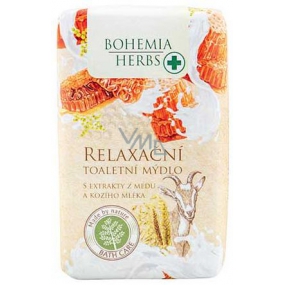 Bohemia Gifts Honey and Goat's Milk relaxing gentle toilet soap 100 g