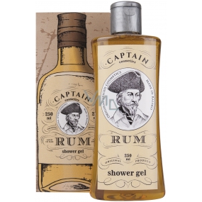 Bohemia Gifts Rum Cosmetics Shower Gel in a Box with Rum Aroma 250 ml