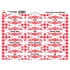 Arch Stickers for Spice Jars with Red Ornament Lentils - a Kitchen Staple (legumes, flours,...)
