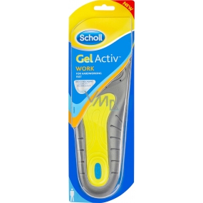 Scholl Gel Activ Work gel insoles for work boots for men size 40-46.5 1 pair