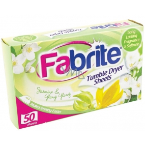 Fabrite Jasmine & Ylang Ylang fragrance dryer dryer napkins 50 pieces