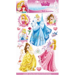 Sluipmoordenaar zeil laser Disney Princess 3D wall stickers 40 x 29 cm - VMD parfumerie - drogerie