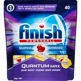 Finish Quantum Max Lemon dishwasher tablets 40 pieces