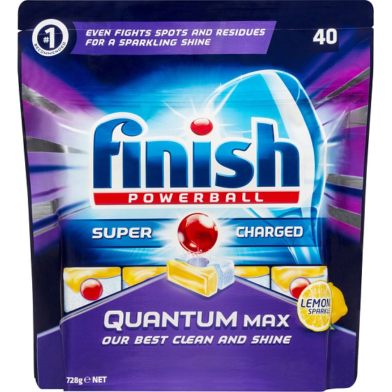 Finish Quantum Max Lemon dishwasher tablets 40 pieces