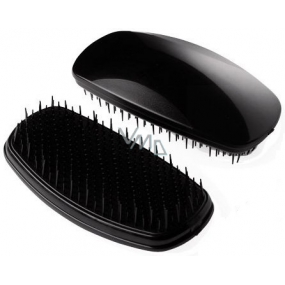 Dtangler Detangling Brush Brush for easy combing of hair Soft Black 11.5 cm