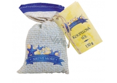 Bohemia Gifts Dead Sea Dead Sea, Seaweed and salt extract, bath salt in a linen bag 150 g