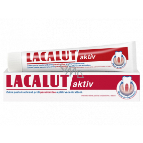 Lacalut Aktiv toothpaste against periodontitis 75 ml