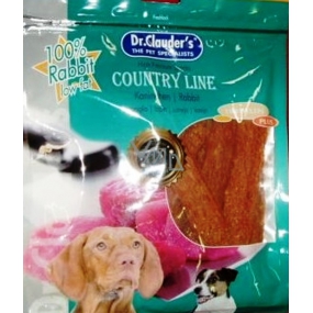 Dr. Clauders Country Line Rabbit slices of dried meat for dogs 170 g