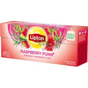 Lipton Raspberry Punk fruit flavored tea with rosemary 20 infusion bags 36 g