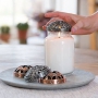 Yankee Candle Winter Trees - Winter trees ring fancy on medium and large scented candles Classic Illuma Lid