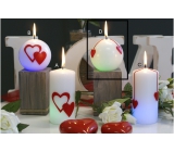 Lima Valentine's magic candle Heart ball 80 mm 1 piece