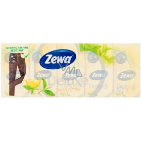 Zewa Deluxe Spirit of Tea perfumed paper handkerchiefs 10 x 10 pieces