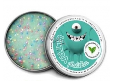 EP line Intelligent Ultra plasticine shining in the dark with a green tea scent and glitters of 80 g