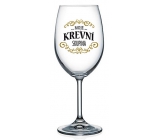 Nekupto Cheers wine glass My blood type 440 ml