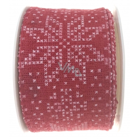 Ditipo Nordic Ribbon red white flakes 2 mx 40 mm