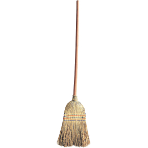 Spokar broom special, 5x stitched, with handle