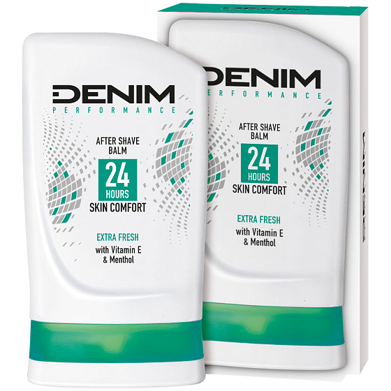 Denim Performance Extra Fresh After Shave Balm for Men 100 ml