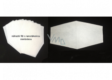 Set of spare filters with nanofiber membrane 10 pieces
