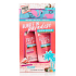Dirty Works Bubble In Paradise shower gel 125 ml + body lotion 125 ml + bathing cap 1 piece, cosmetic set