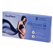 Pregnant 10 Highly accurate pregnancy test with extra sensitivity 10mlU / ml for early detection of 2 pieces of pregnancy