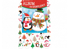 Album for stickers hologram Christmas 16 x 29 cm 50 pieces