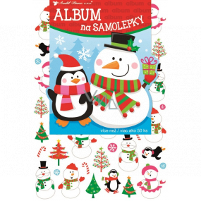 Album for stickers hologram Christmas 16 x 29 cm + 50 pieces of stickers