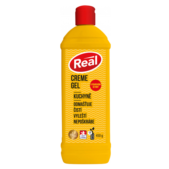 Real Creme Gel Kitchen cream gel for induction, ceramic hob and other sensitive surfaces 450 g