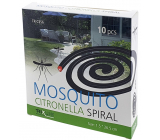 Mosquito Repellent Incense Spiral with Citronella against Mosquitoes 1.5 x 26.5 cm 10 pieces TR C356