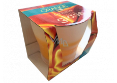 Admit Satin Glass Orange - Pomeranč vonná svíčka ve skle 75 g