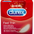 Durex Feel Thin condom extra gentle for greater sensitivity nominal width: 56 mm 3 pieces