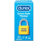 Durex Extra Safe Thicker latex condom, thicker, nominal width: 56 mm 12 pieces