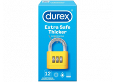 Durex Extra Safe Thicker latex condom, thicker, nominal width: 56 mm 12 pieces