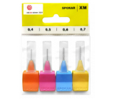 Spokar XM 0,4 - 0,7 mm interdental brushes set mix 4 pieces