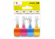 Spokar XM 0,4 - 0,7 mm interdental brushes set mix 4 pieces