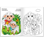 Ditipo Coloring book with rhymes Pets 16 pages 215 x 275 mm age 3+