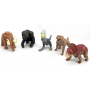 EP Line Predators small prehistoric lizard figure on UV light changes colour 4 - 5 cm different species, recommended age 3+