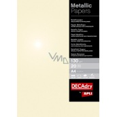 Apli Metallic Paper A4 Pearl Champagne 130 g 50 sheets