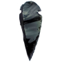 Obsidian pendant arrow natural stone 3,8-5 cm, stone of rescue
