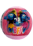 Smurfs sparkling bath ball for children Pink 100 g
