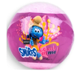 Smurfs sparkling bath ball for children Pink 100 g