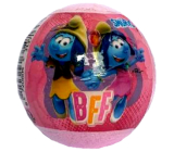 Smurfs sparkling bath ball for children Pink 100 g