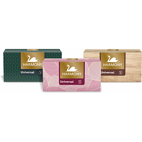 Harmony Universal 2-ply Paper Tissues, Box of 150 pcs