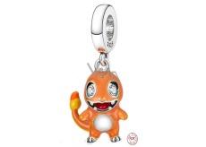 Charm Sterling silver 925 Pokémon - Charmander, movie bracelet pendant