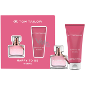 Tom Tailor Happy To Be eau de parfum 30 ml + shower gel 100 ml, gift set for women