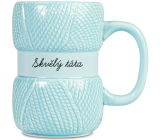 Albi Great Dad blue knitted mug 400 ml