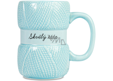 Albi Great Dad blue knitted mug 400 ml