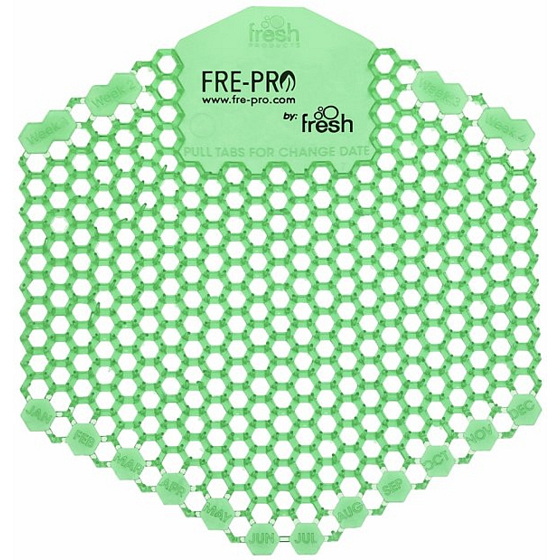 Fre Pro Wave 3D Coastal scented urinal strainer green 1 piece