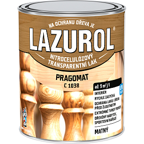 Lazurol Pragomat C1038 nitrocellulose lacquer for wood 750 ml