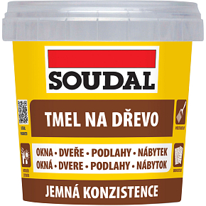 Soudal wood putty, white, 250 g