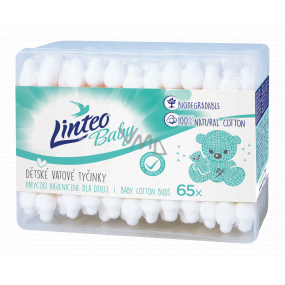 Linteo Baby fine cotton swabs box of 200 pieces